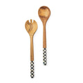 Courtly Check Salad Servers by MacKezie-Childs