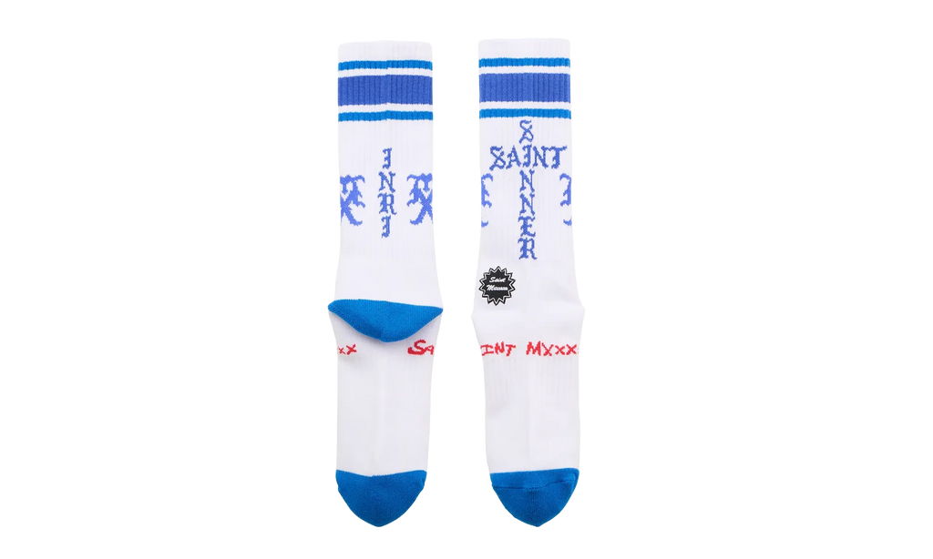 Sinner Sock "White / Blue" SM HR1 0000 109