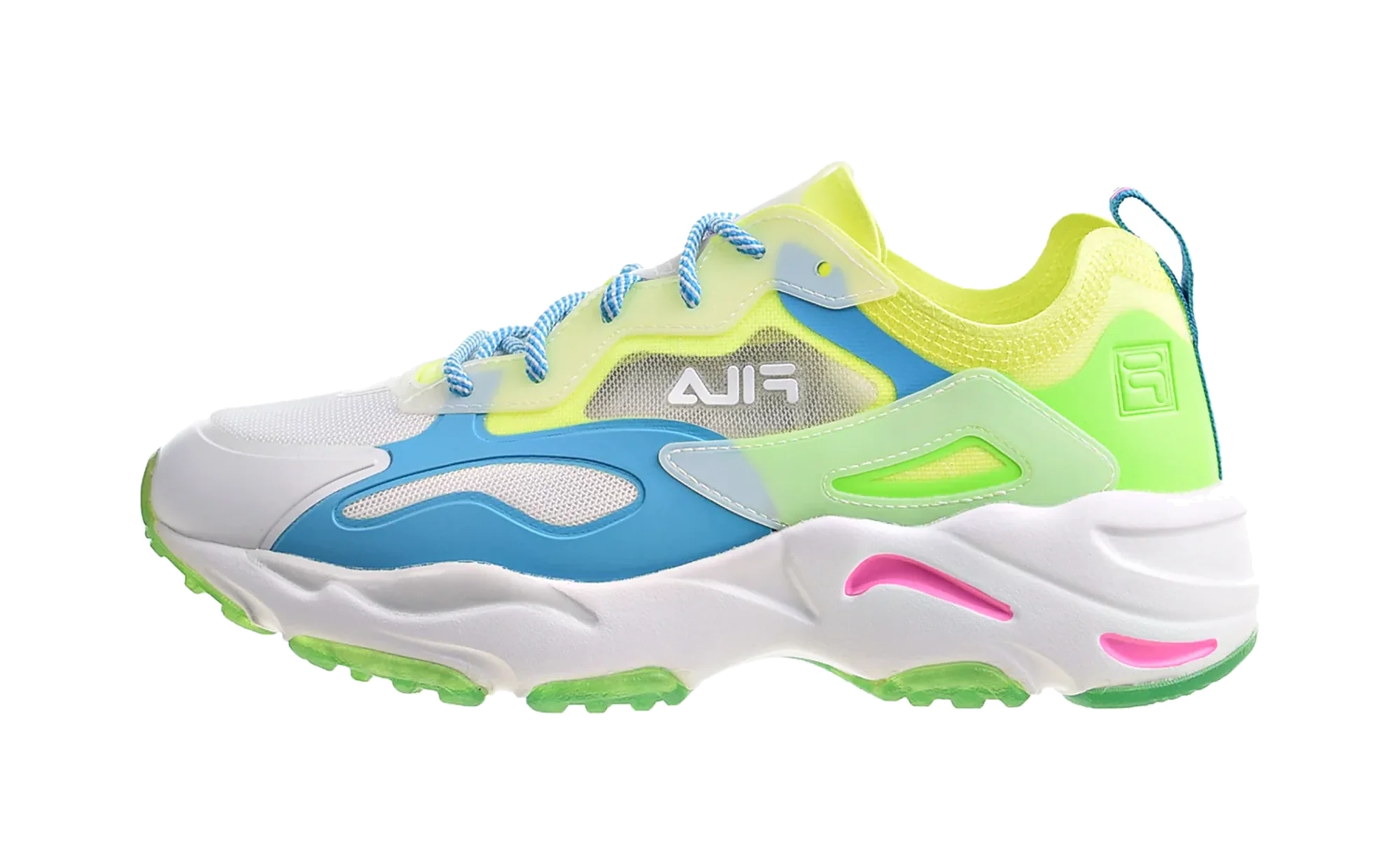 Ray Tracer Lite WMNS "Safety Yellow-Green Gecko-Blue Atoll" 5RM01331 743