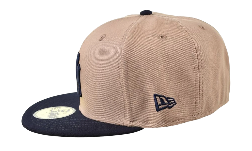 59FIFTY New York Yankees Evergreen Fitted Hat "Beige / Navy" 60551336