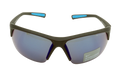 Skylon Ace Sunglasses "Matte Black / Blue Tint / Grey Silver Flash" EV0525 045