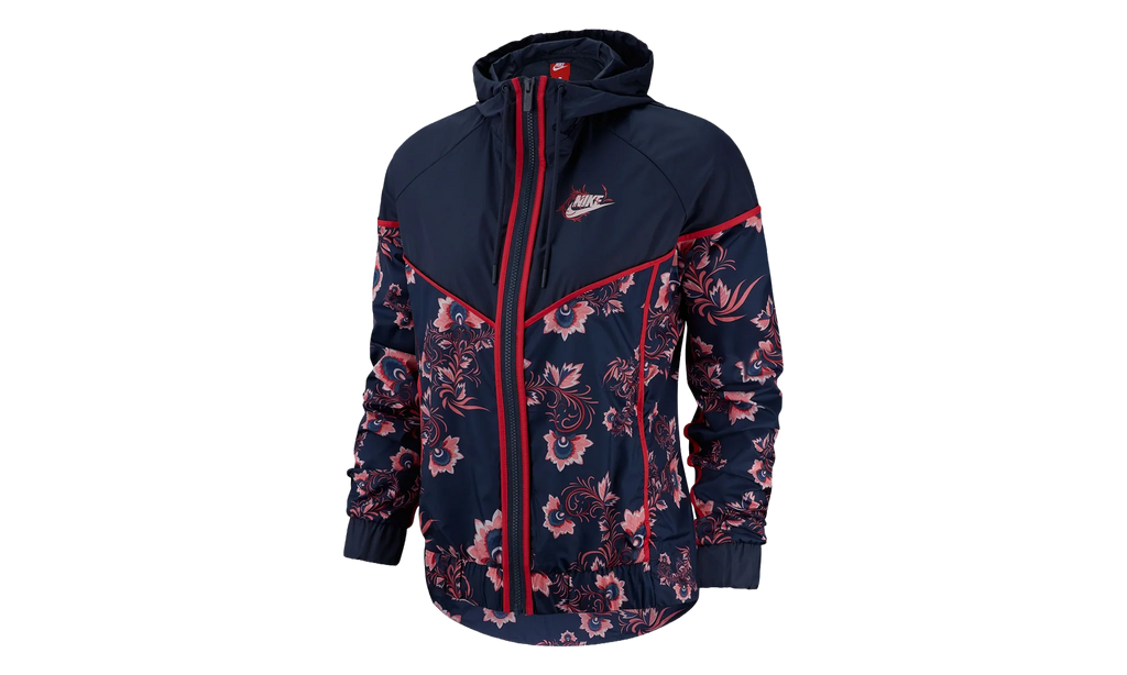 Floral Print Jacket WMNS "Blue" 922188 471
