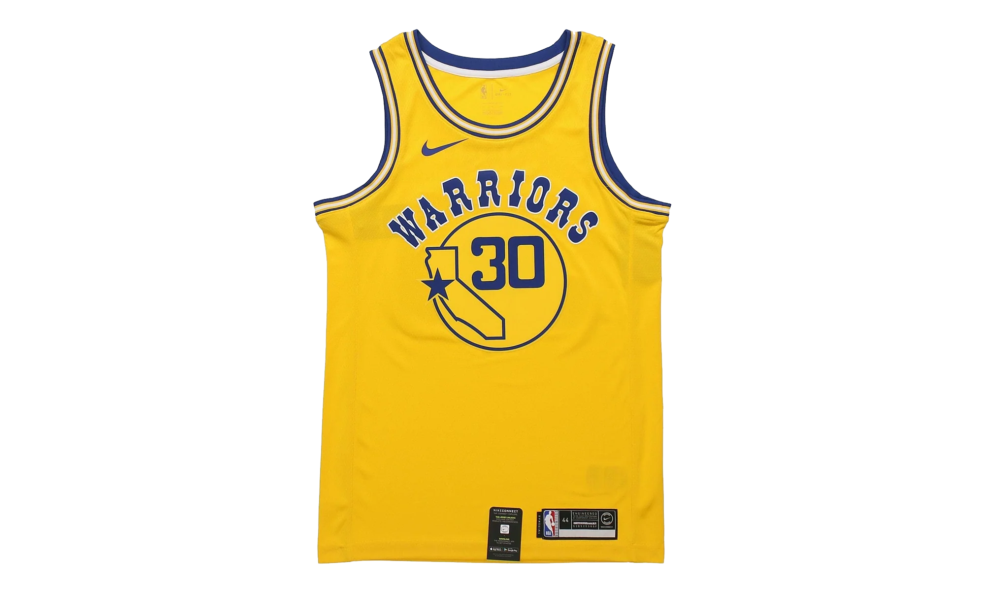 NBA GS Warriors Classic Edition Swingman Jersey Steph Curry GS "Yellow" 9Z2B7B1AW CURRY