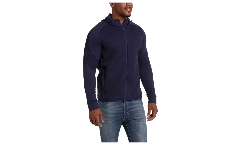 Evostripe Hybrid Hooded Jacket "Peacoat" 855631 06