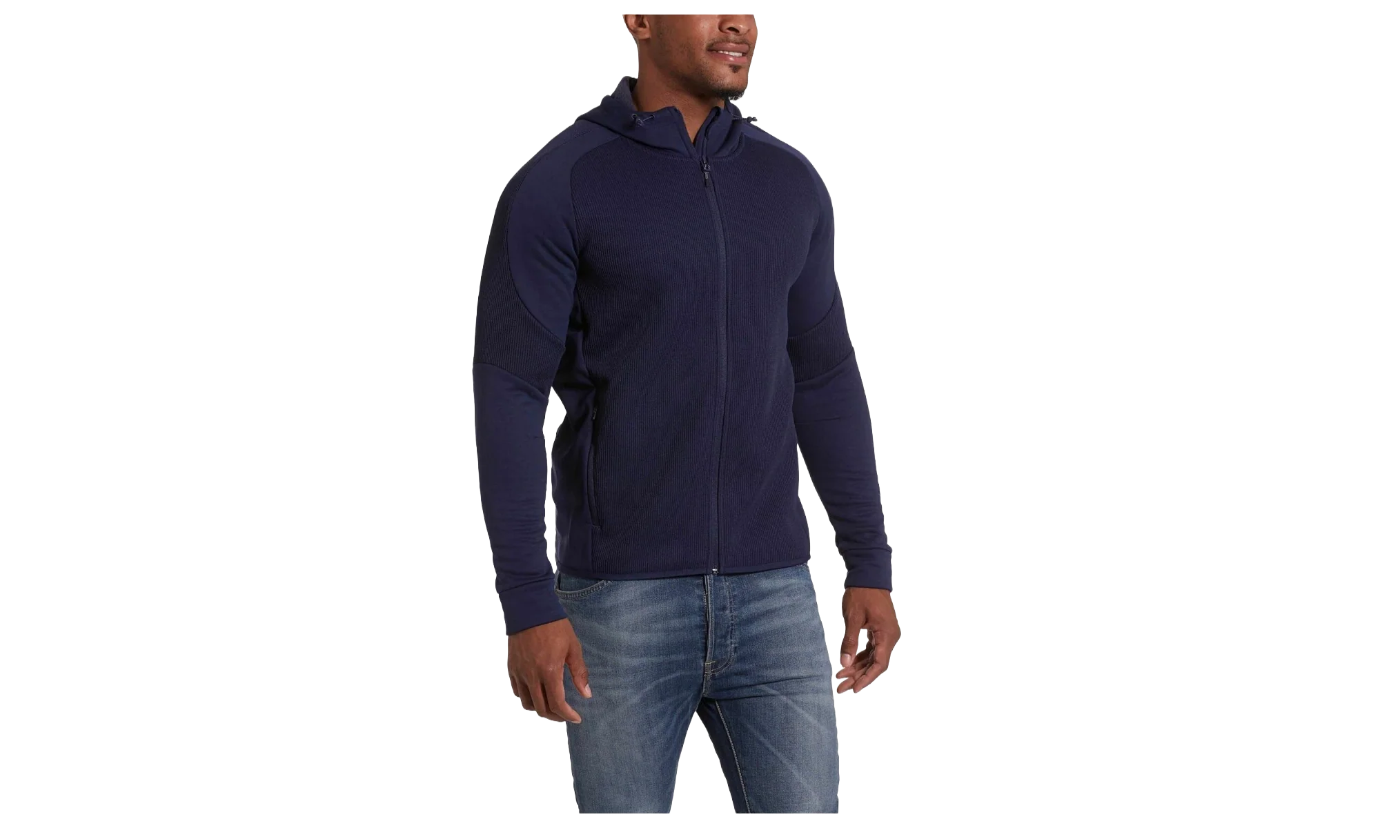 Evostripe Hybrid Hooded Jacket "Peacoat" 855631 06