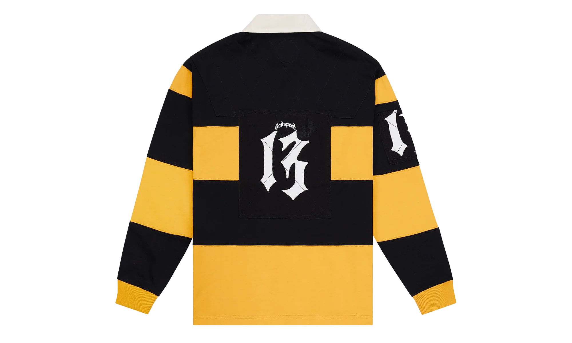 Classic Field Rugby Shirt "Black / Yellow" VIXTJQPJ