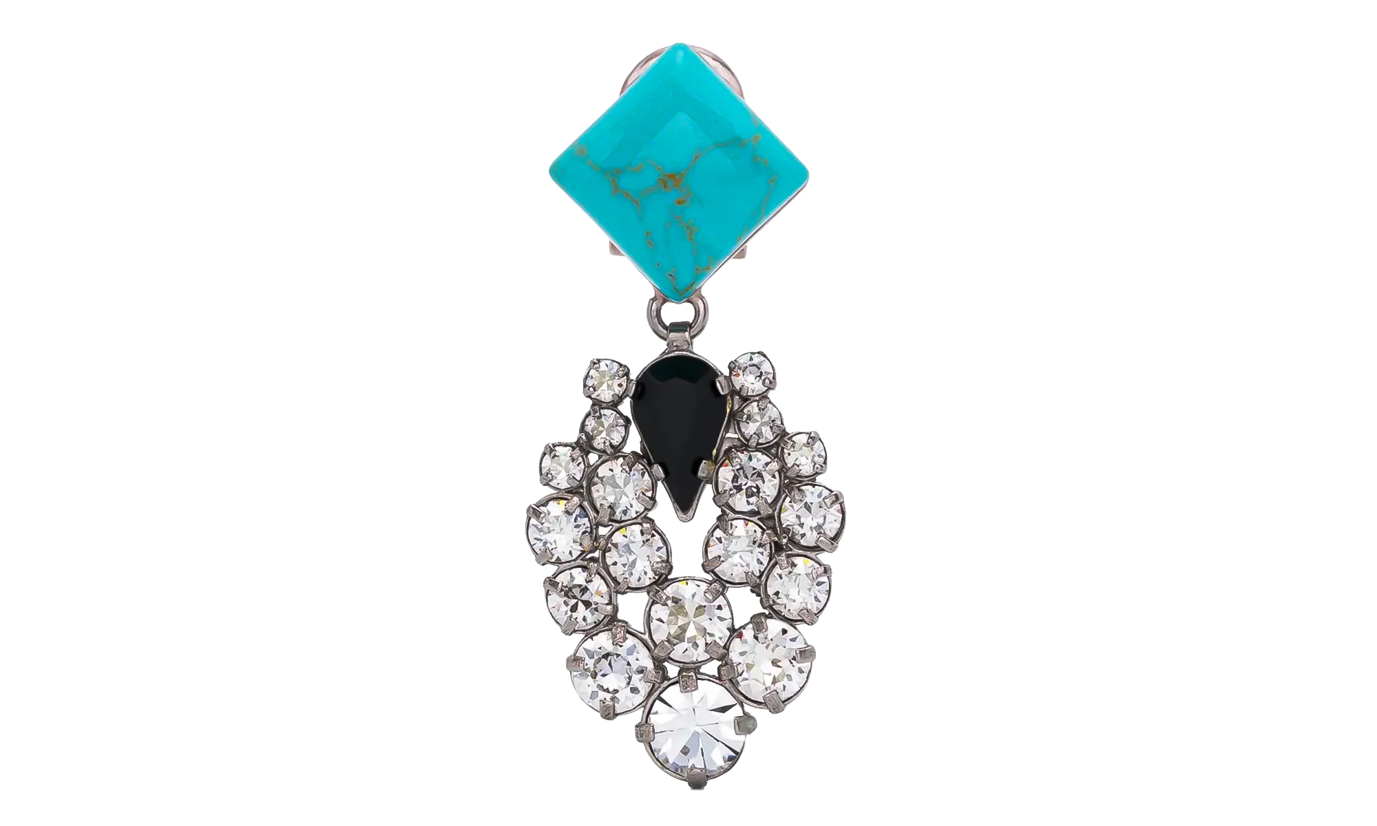 CRYSTAL DROP EARRINGS "TURQUOISE" SM1VG0054P6479974