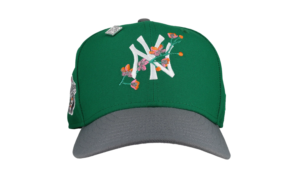 59FIFTY New York Yankees 1998 World Series Fitted Hat "Green / Floral" NE245