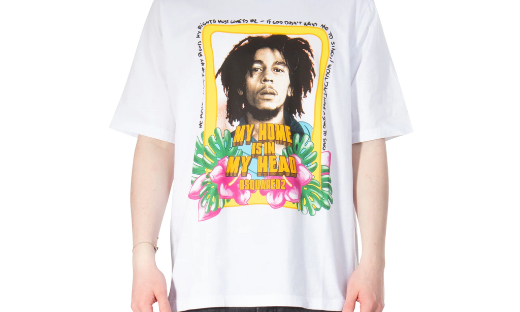Bob Marley Skater T-Shirt "White" S71GD1270S22427100