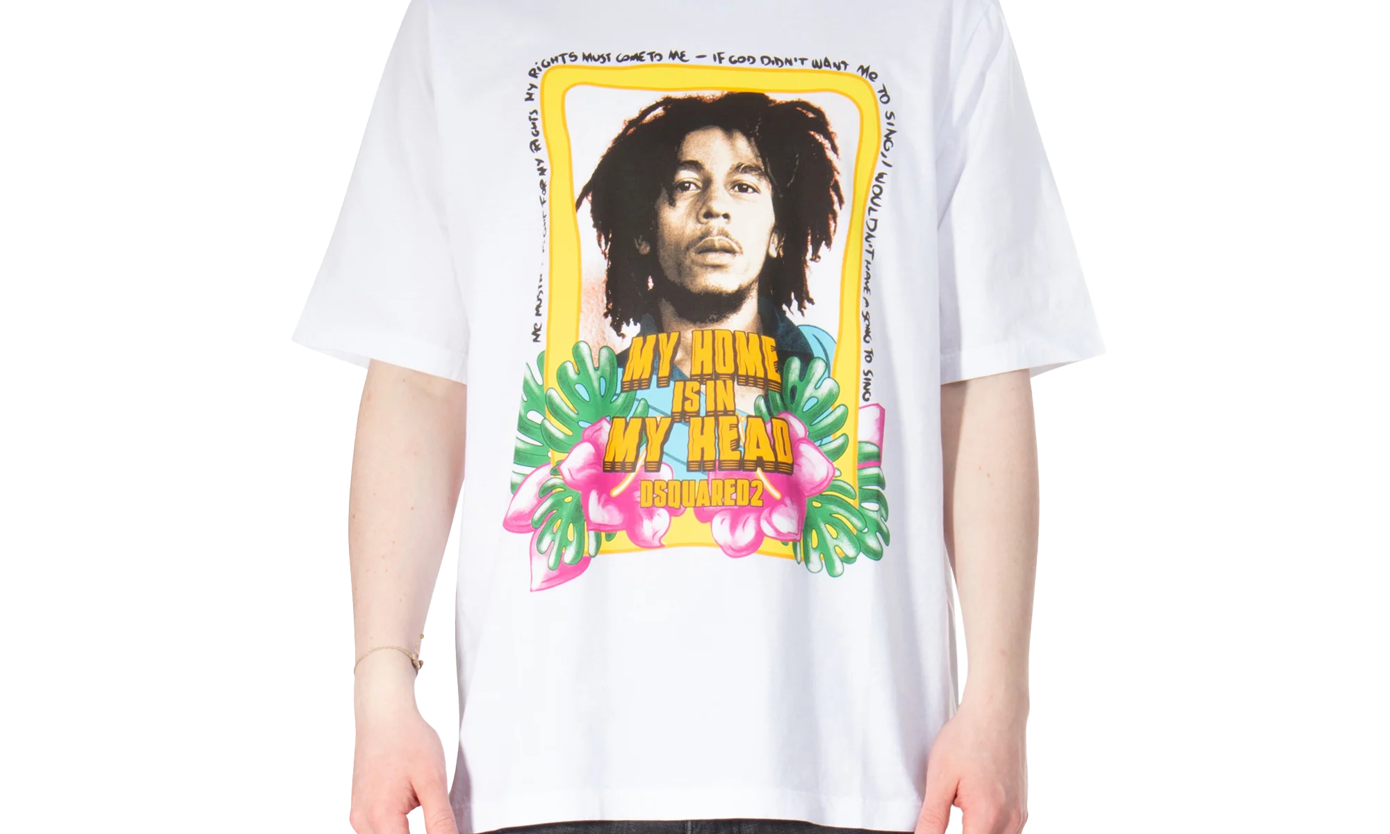 Bob Marley Skater T-Shirt "White" S71GD1270S22427100