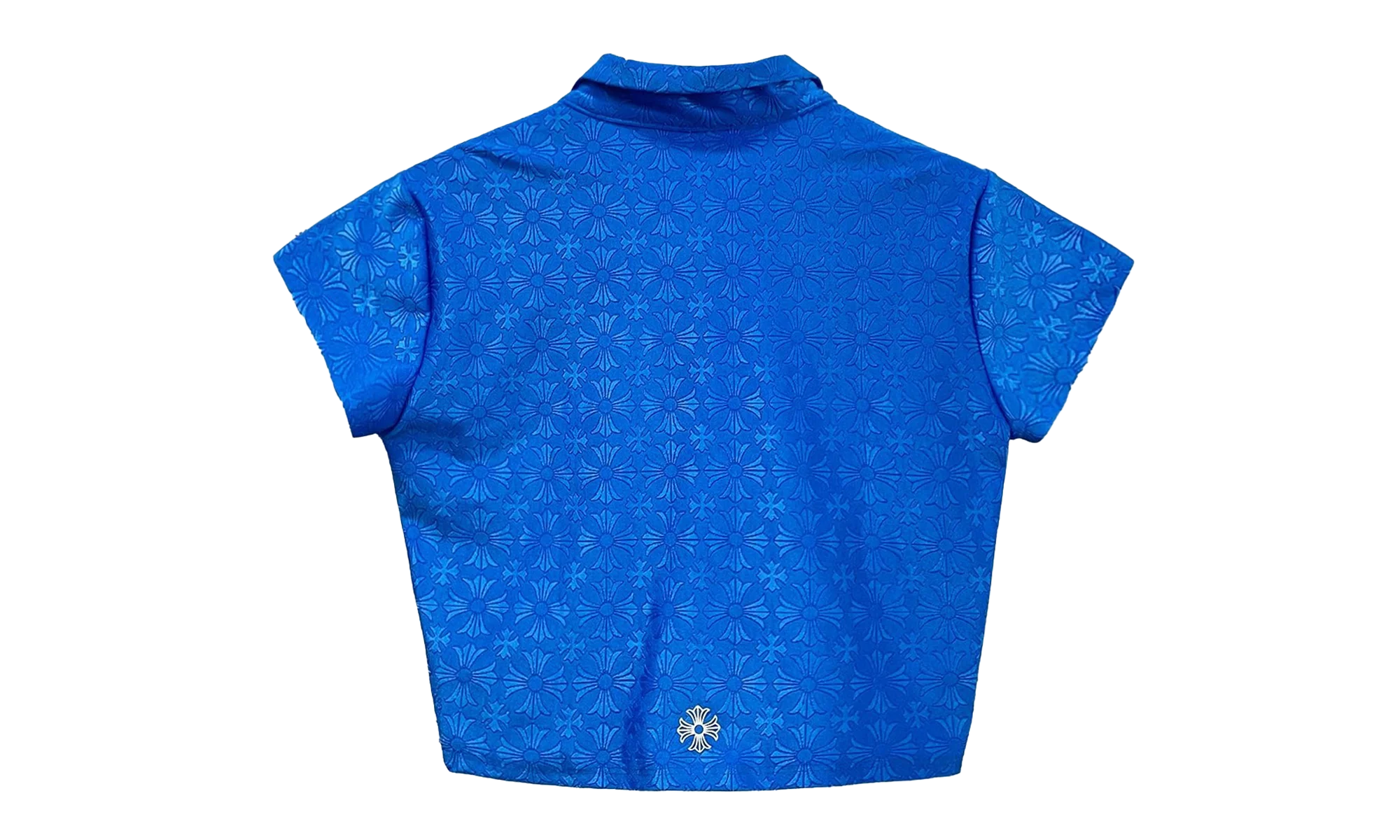 Cross Pattern Polo Tee WMNS "Blue" CHRM0826