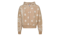 Bandana Knit Zip-Up Hoodie "Tan / Cream" RHPS24SW02973517 TCM