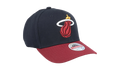 NBA Team 2 Tone 2.0 Stretch Snapback Cap "Miami Heat - Black / Red" HHSS3265 MHEYYPPPBKRD