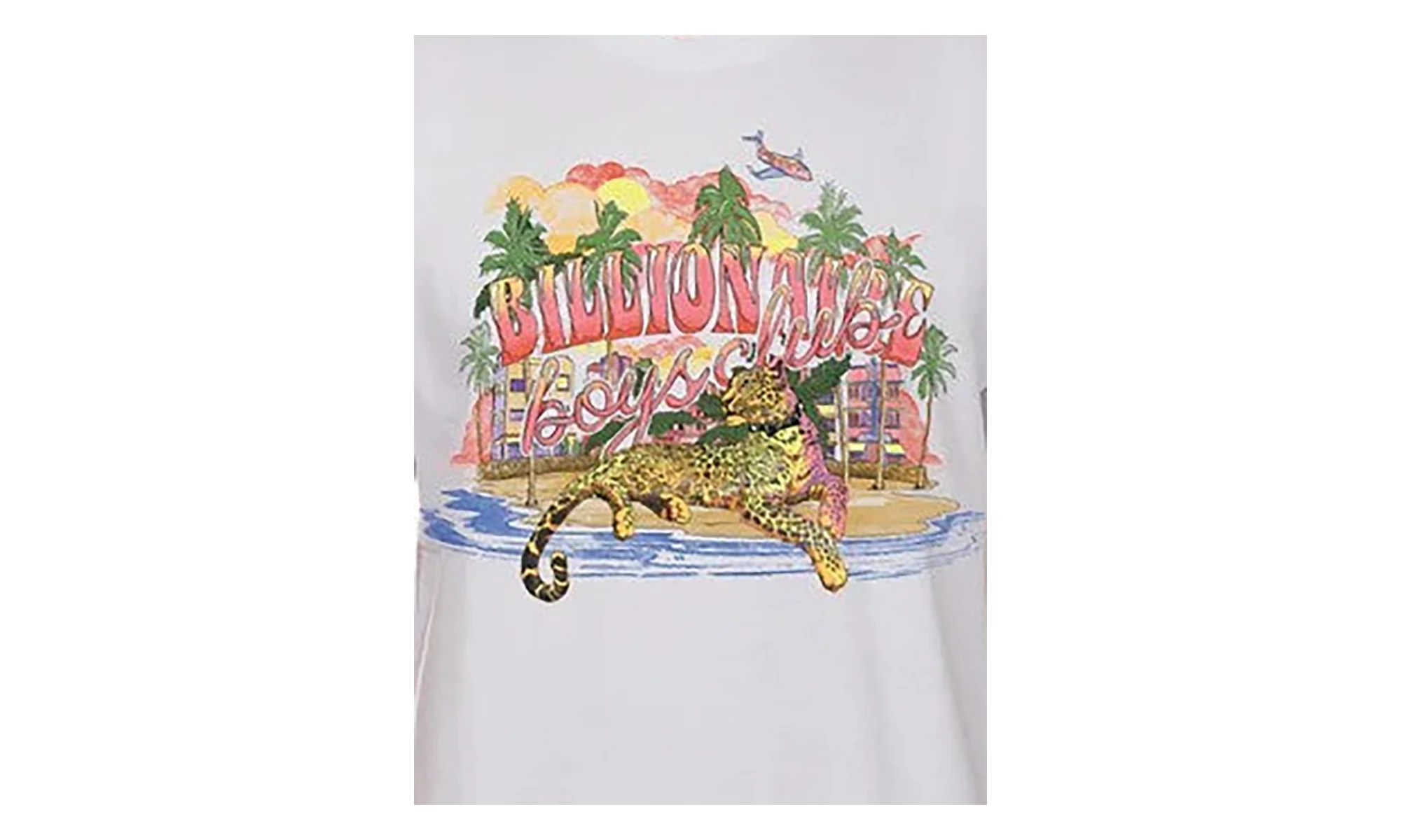 Leopard Short-Sleeve T-Shirt "White" 851 1209 WHITE