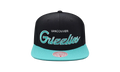 NBA Hardwood Classics Script 2.0 Snapback Cap "Vancouver Grizzlies - Black" HHSS3282 VGRYYPPPBLCK