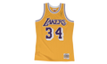 NBA Shaquille O’Neal Swingman Home Jersey "1996 Los Angeles Lakers - Gold" SMJYGS18177 LALLTGD96SON
