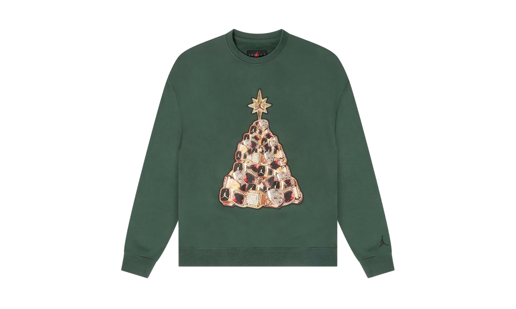 Jordan Brooklyn Fleece Crew-neck Sweatshirt "Midnight Green / Black" HV1874 316