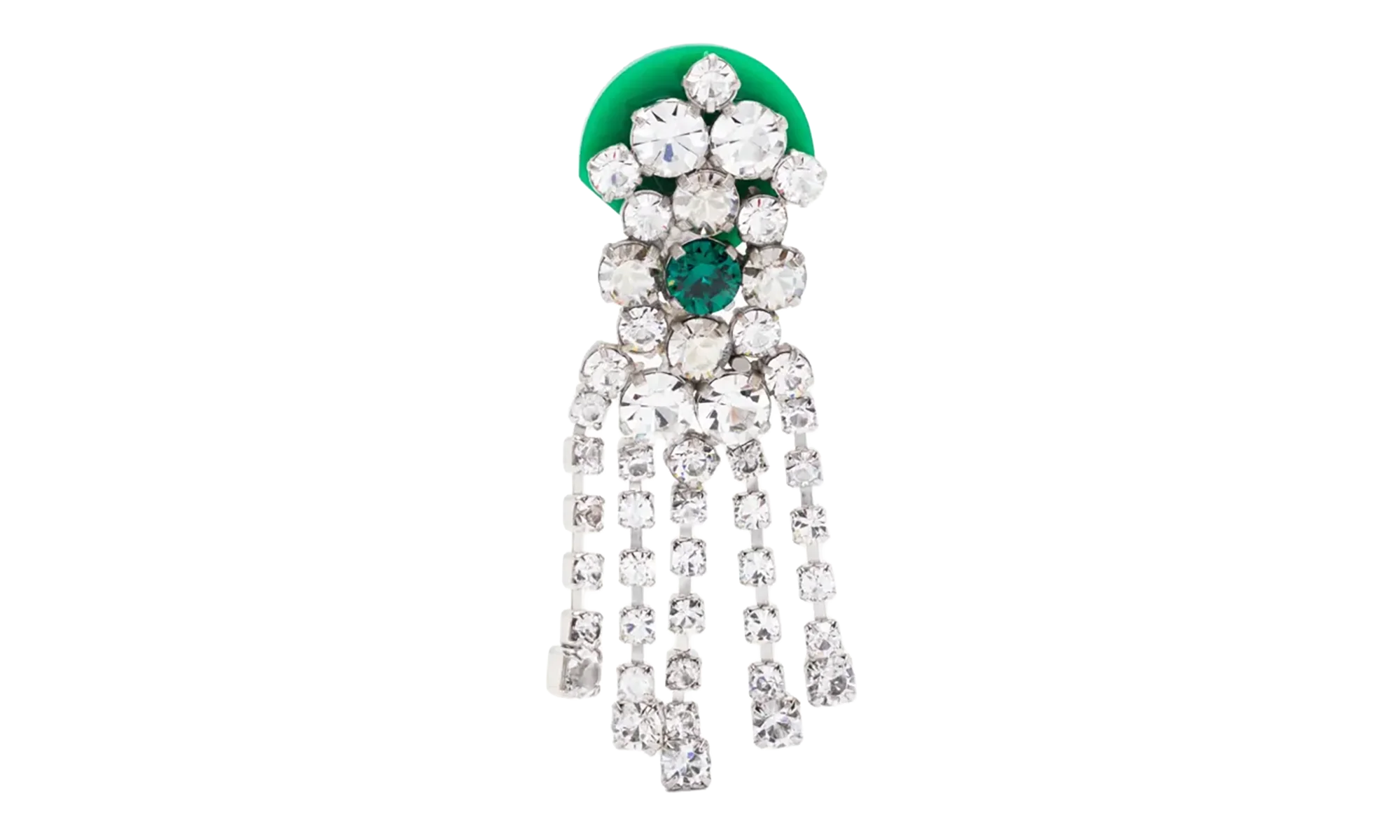 CRYSTAL DROP EARRINGS "Green" SM1VG0055P6479983