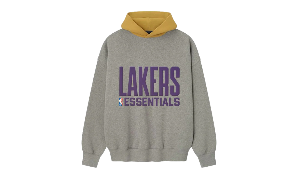 LAKERS SPORTS FIT HOODIE "CONCRETE HEATHER / CANYON" 192NB256405F