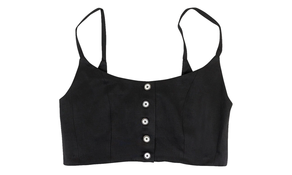 Satin Bustier Bra Top WMNS "Black" 95 OCY 1097