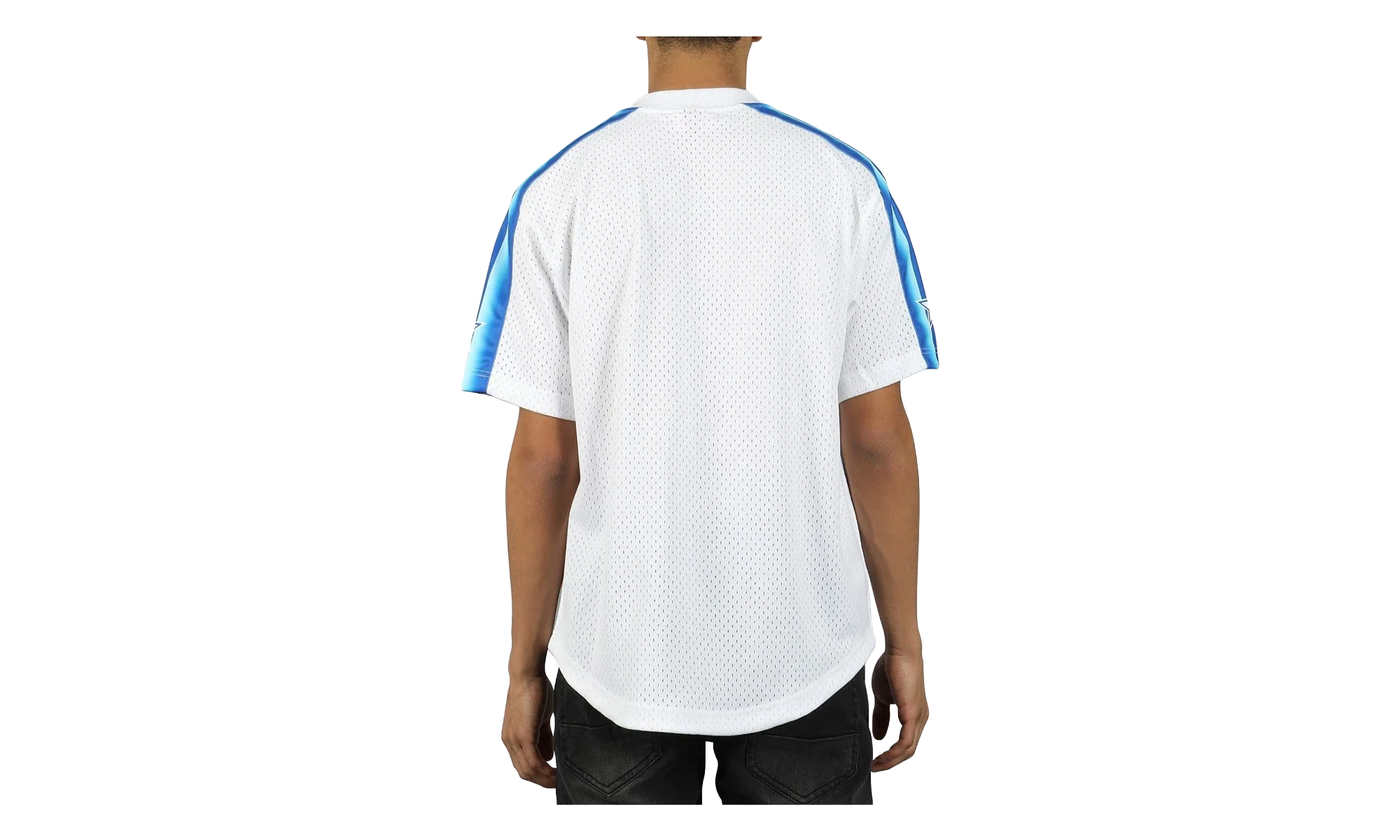 NBA Mesh V-Neck Tee "1991 All-Star Game - White" MSPOMG18025 ASGWHIT191