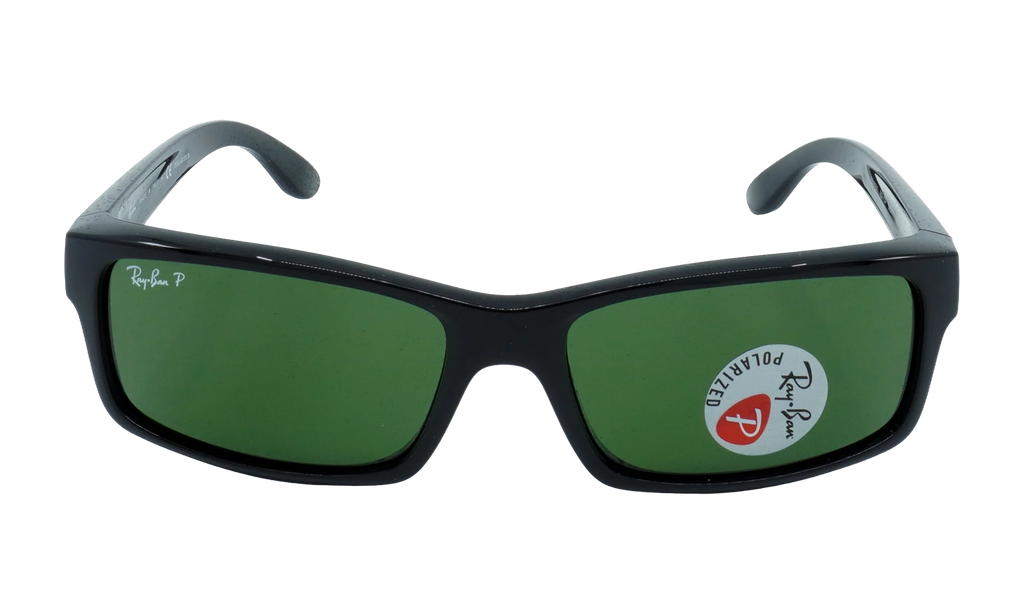 Rectangular Polarized Sunglasses "Black" RB4151-601-2P_59