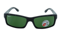 Rectangular Polarized Sunglasses "Black" RB4151-601-2P_59