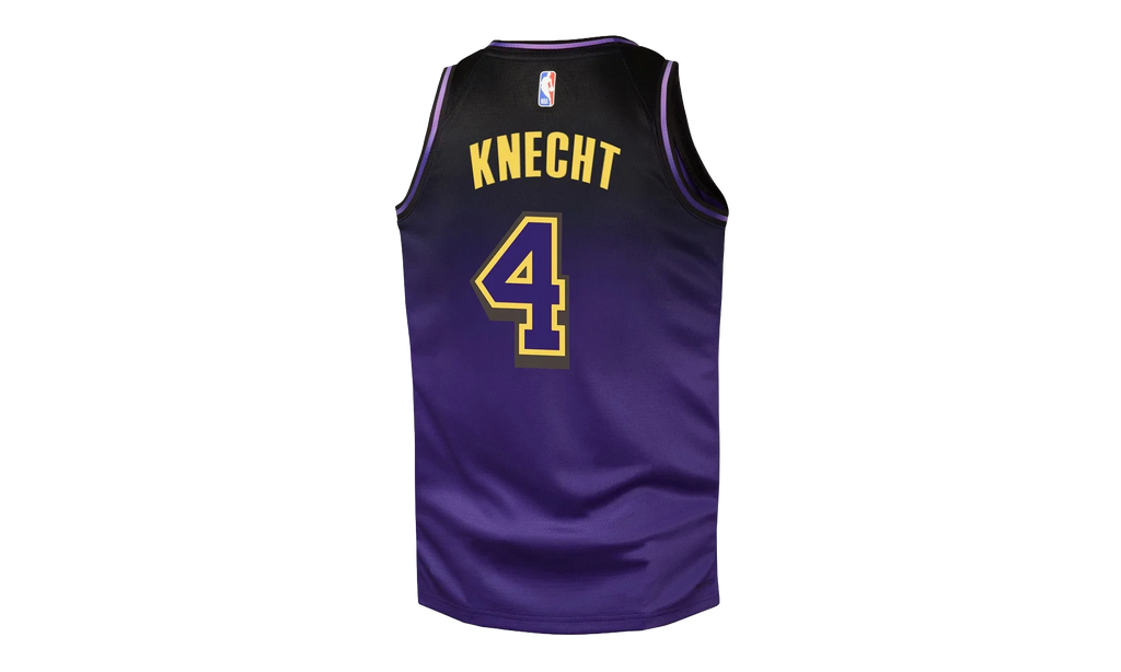 NBA LOS ANGELES LAKERS SWINGMAN JERSEY GS "4 Dalton Knecht - Purple" 9Z2B7BU8W24 KNECHT
