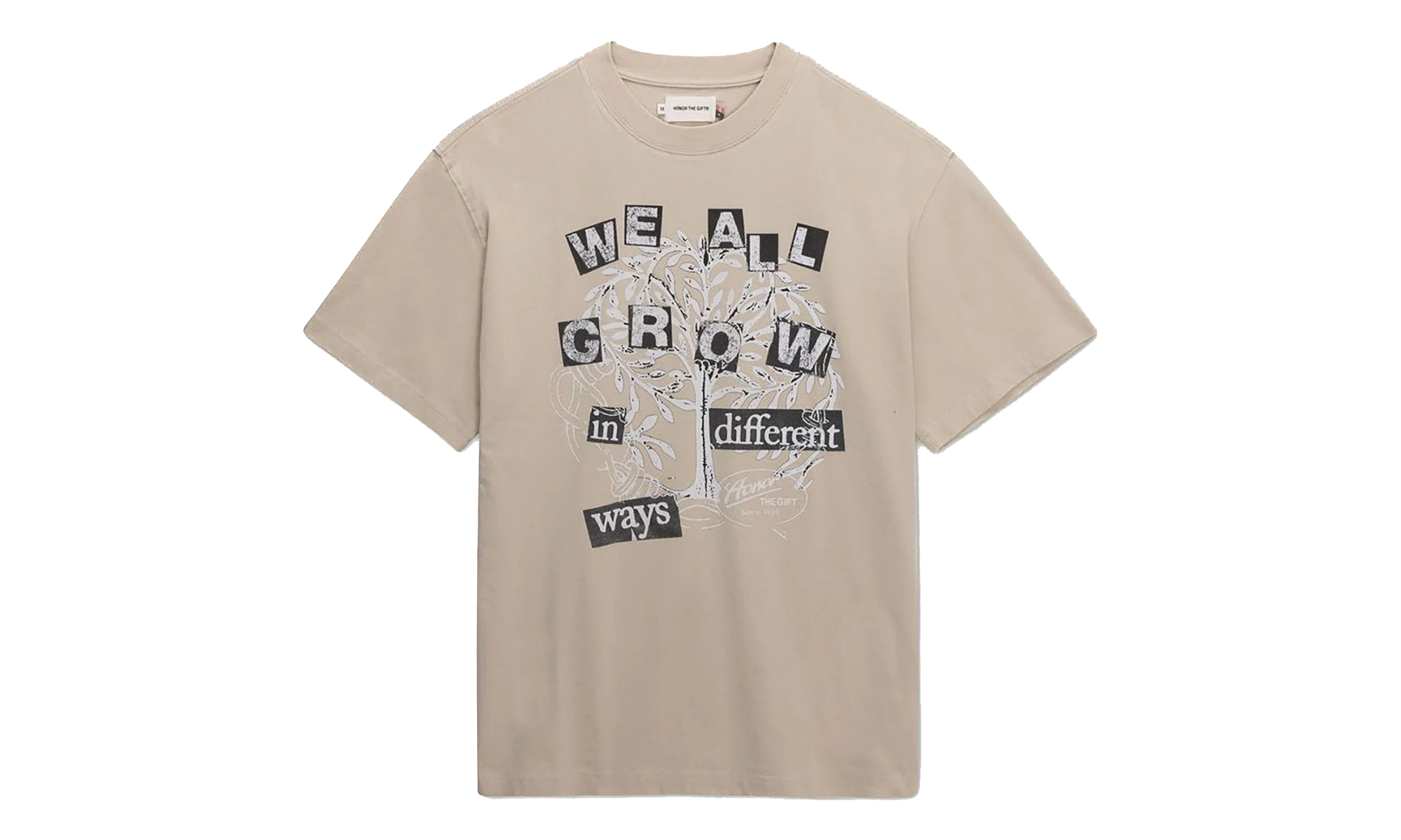 We All Grow T-Shirt "Taupe" HTG260195 TAUP