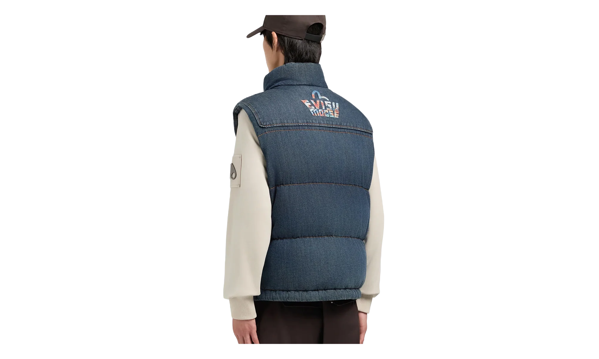 Denim Down Vest "Evisu - Denim" M35MV450EV 1841