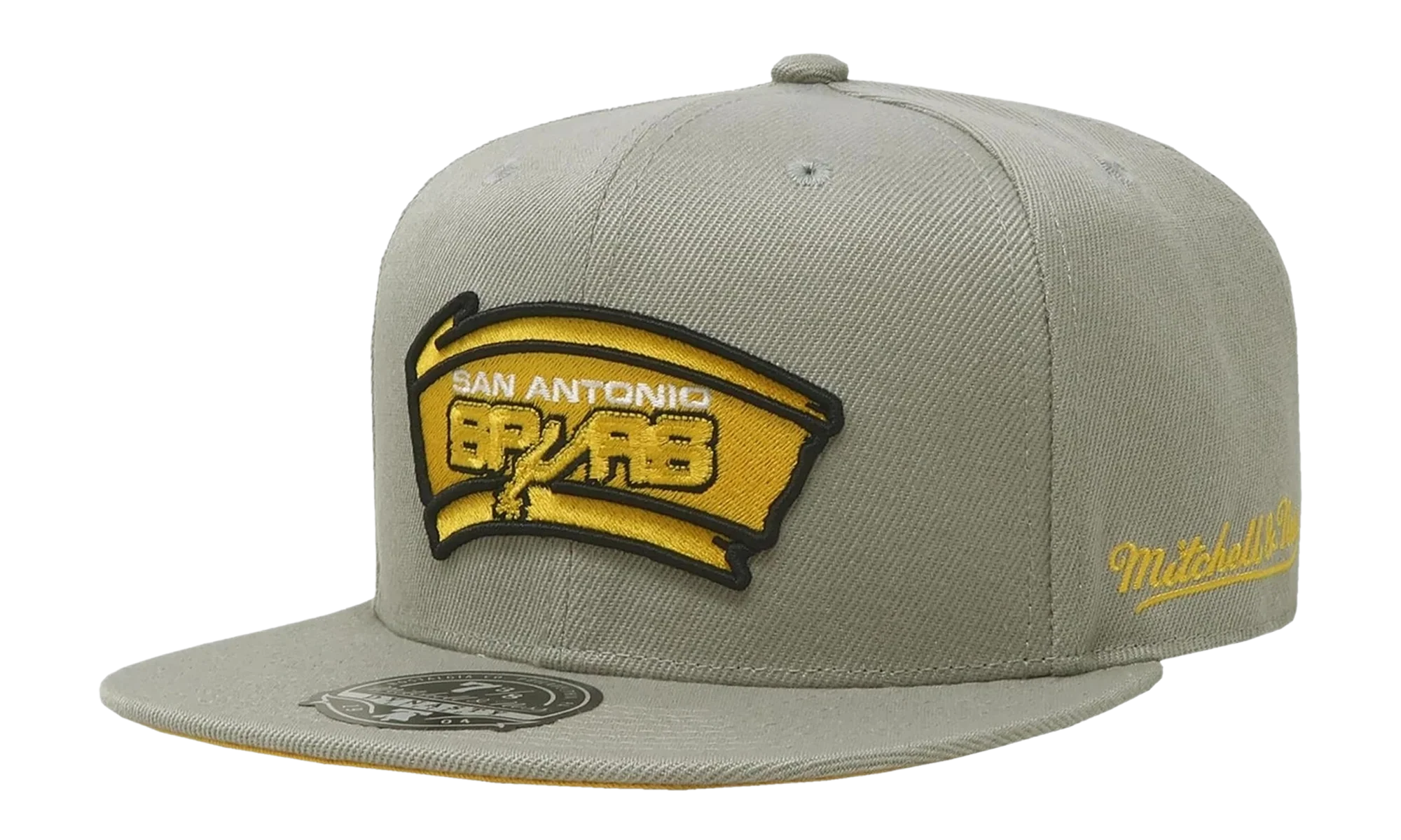 NBA Hardwood Classics Fitted Cap "San Antonio Spurs - Sunny Gray" 6HSFDX21134 SASGREY