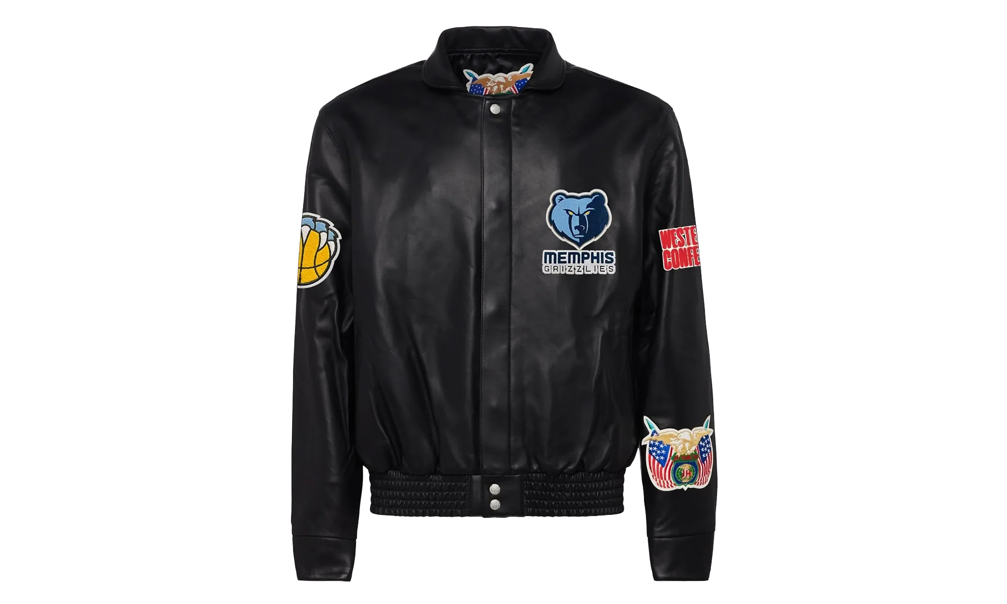 Full Leather Jacket "Memphis Grizzlies" NBA 104 GRI