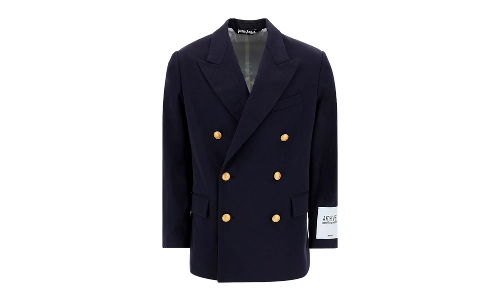 Archive Double Breasted Blazer "Navy" PMEN019F21FAB0014610