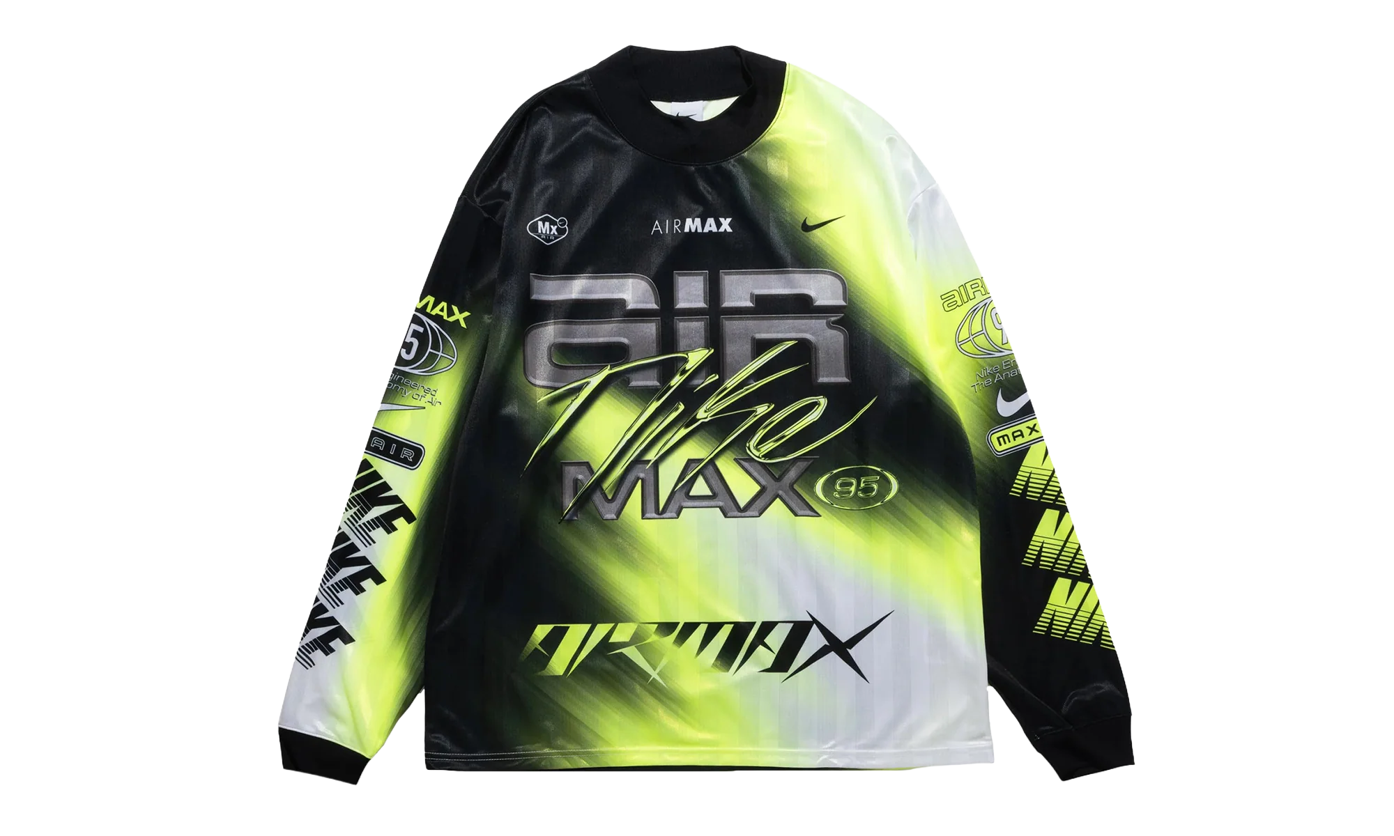 Dri-FIT Long-Sleeve Soccer Jersey "Volt/Black/White" IQ1015 702