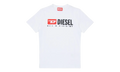 Short Sleeve Distressed Logo T-Shirt GS "White" J02475 00YI9 K100