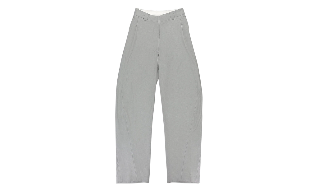 ALCOHOLE GRANDPA WORN TAILORED TROUSERS "Grey" 95 OCY 1190