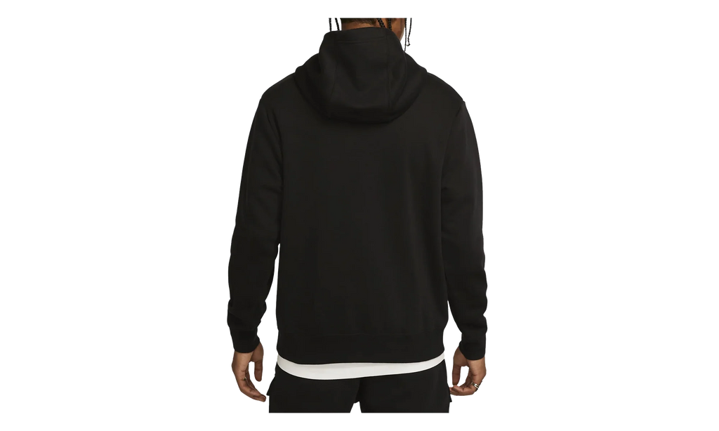 Air Fleece Pullover Hoodie "Black / Summit White" FN7691 010