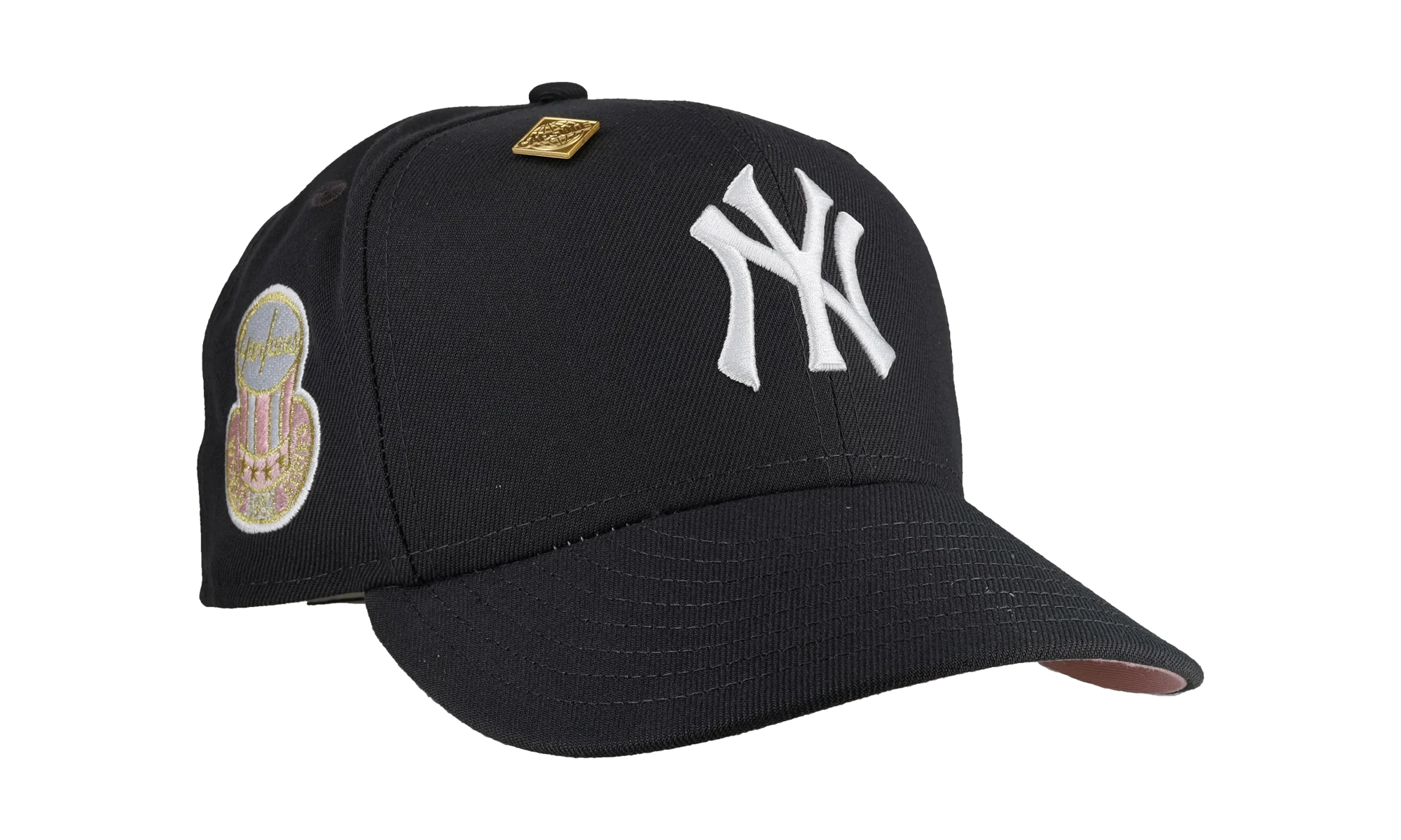 59FIFTY New York Yankees 1952 World Series Fitted Hat "Graphite / Pink" NE230
