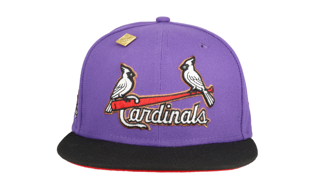 59FIFTY St. Louis Cardinals Busch Stadium Final Season Patch Fitted Hat "Tan / Teal" NE385