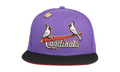 59FIFTY St. Louis Cardinals Busch Stadium Final Season Patch Fitted Hat "Tan / Teal" NE385