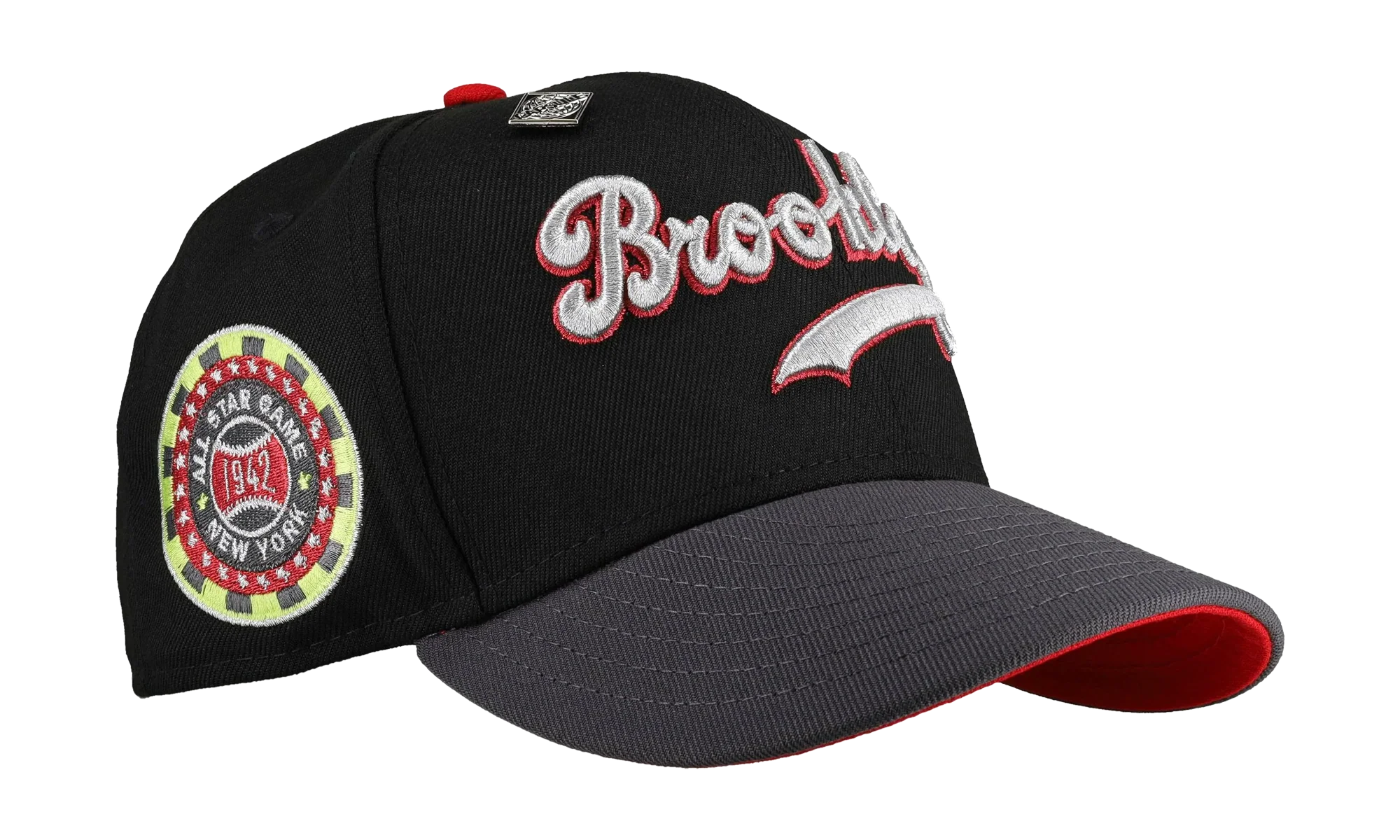 59FIFTY Brooklyn Dodgers 1942 ASG Fitted Hat "Metallic / Volt" 123451299696