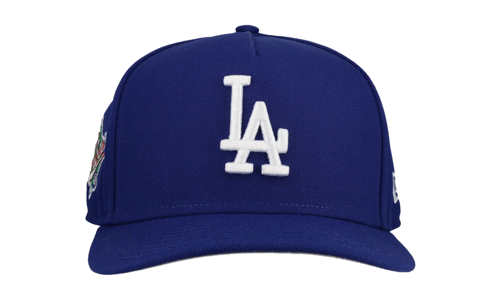 9FIFTY Los Angeles Dodgers 1988 World Series A Frame Snapback Hat "Blue" NE140