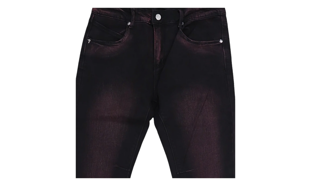 Olivier Highlight Tapered Denim Jeans "Black" MF24D835 B1838BKRDH