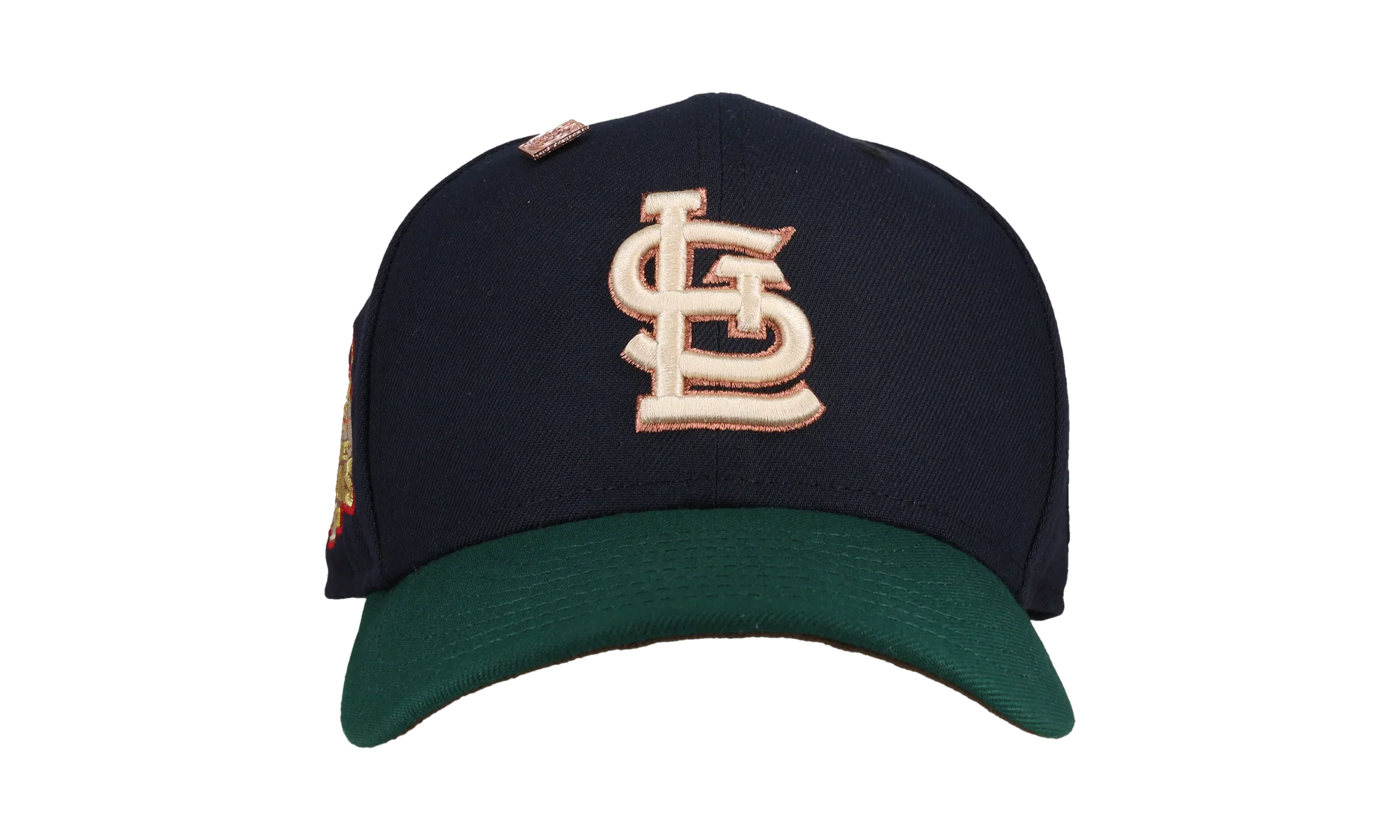 59FIFTY St Louis Cardinals 2006 World Series Fitted Hat "Two-Tone Navy / Green" NE383