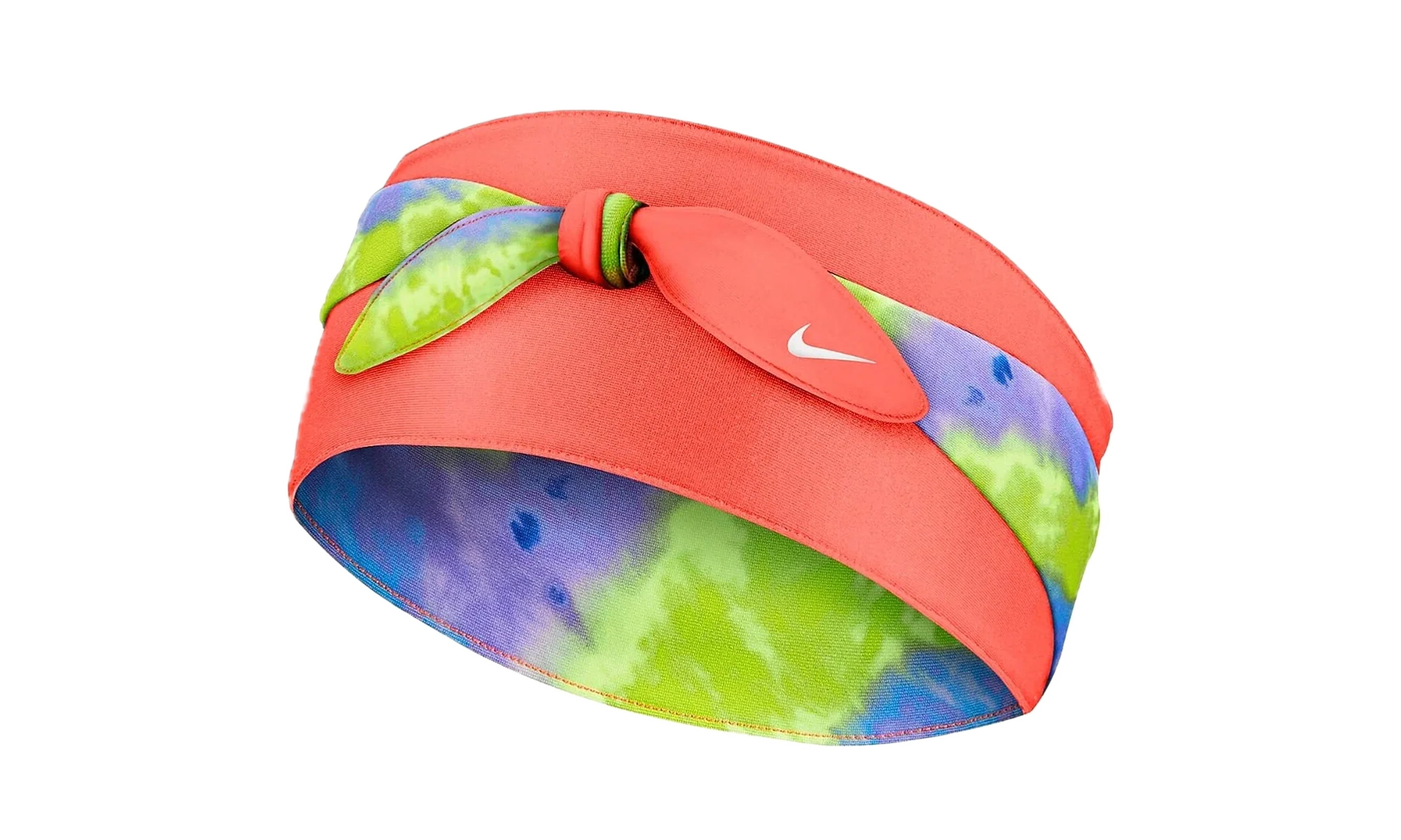 BANDANA PRINTED HEAD TIE REVERSIBLE "Purple Pulse / Bright Mango / White" N.000.2750.937