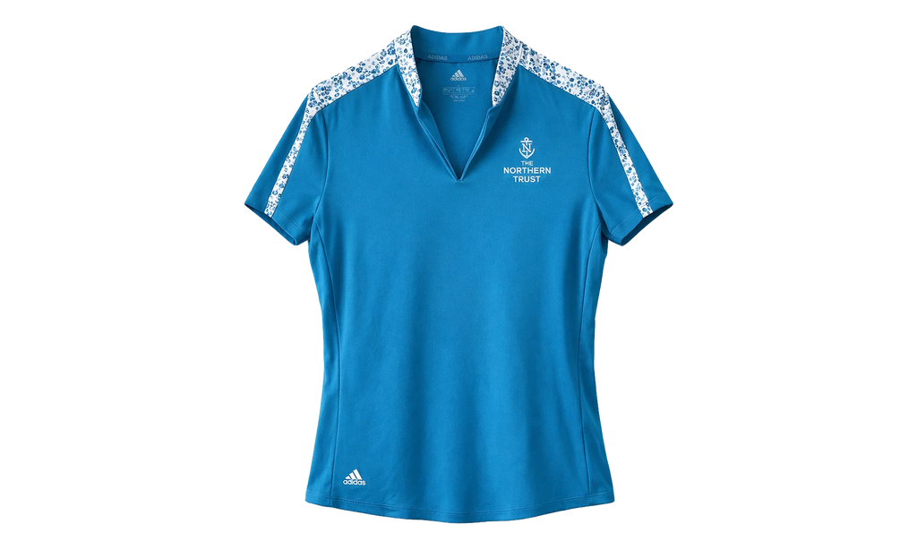Novelty Sleeveless Polo WMNS "Glow Blue" EI7529