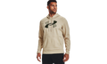 Armour Fleece Big Logo Hoodie "Khaki Base / Baroque Green" 1357085 289
