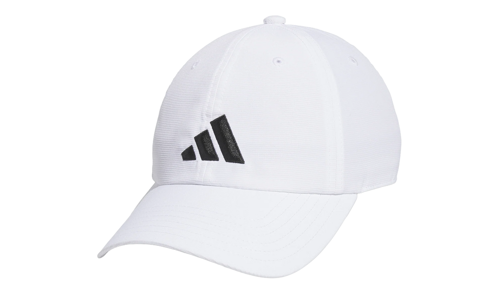 Relaxed Strapback Golf Hat "White / Black" C153