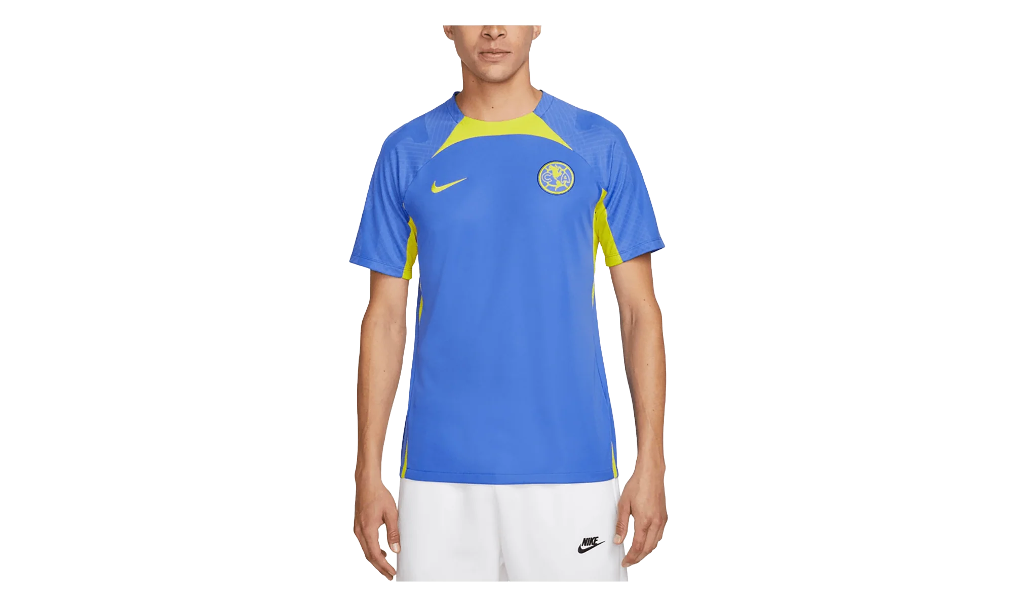 Club America 2022-23 Short Sleeve Strike Top "Blue / Yellow" DM2624 432
