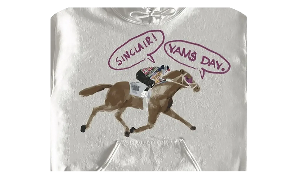 Yams Day 2021 Long Beach Horse Hoodie "White" 2010 1SS210106LBHH WHIT